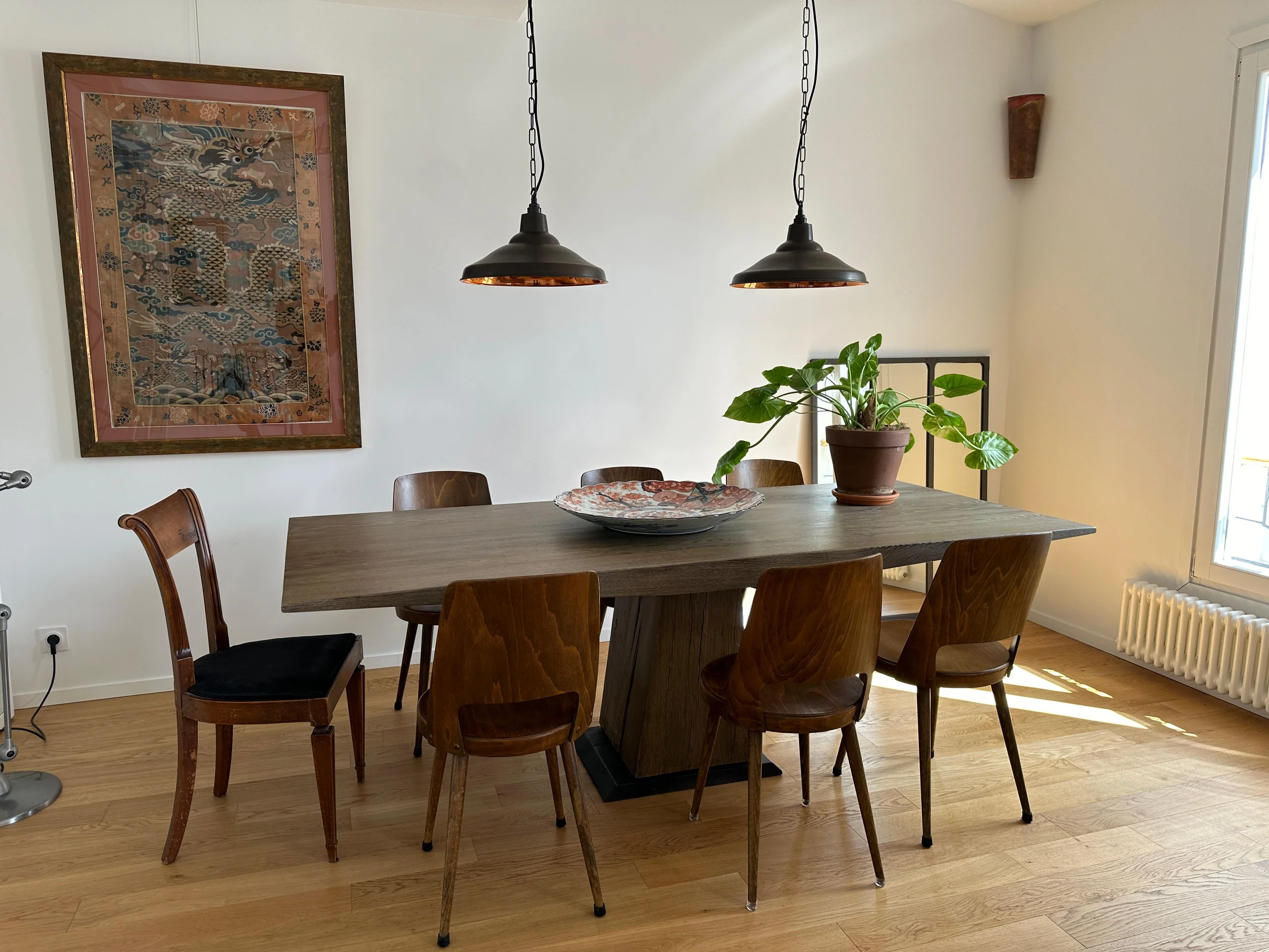 Salle à manger lumineuse pour réunion et événement professionnel Paris 19e